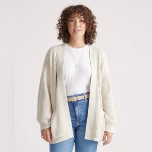 Quince 100% Organic Cotton Oversized Cardigan